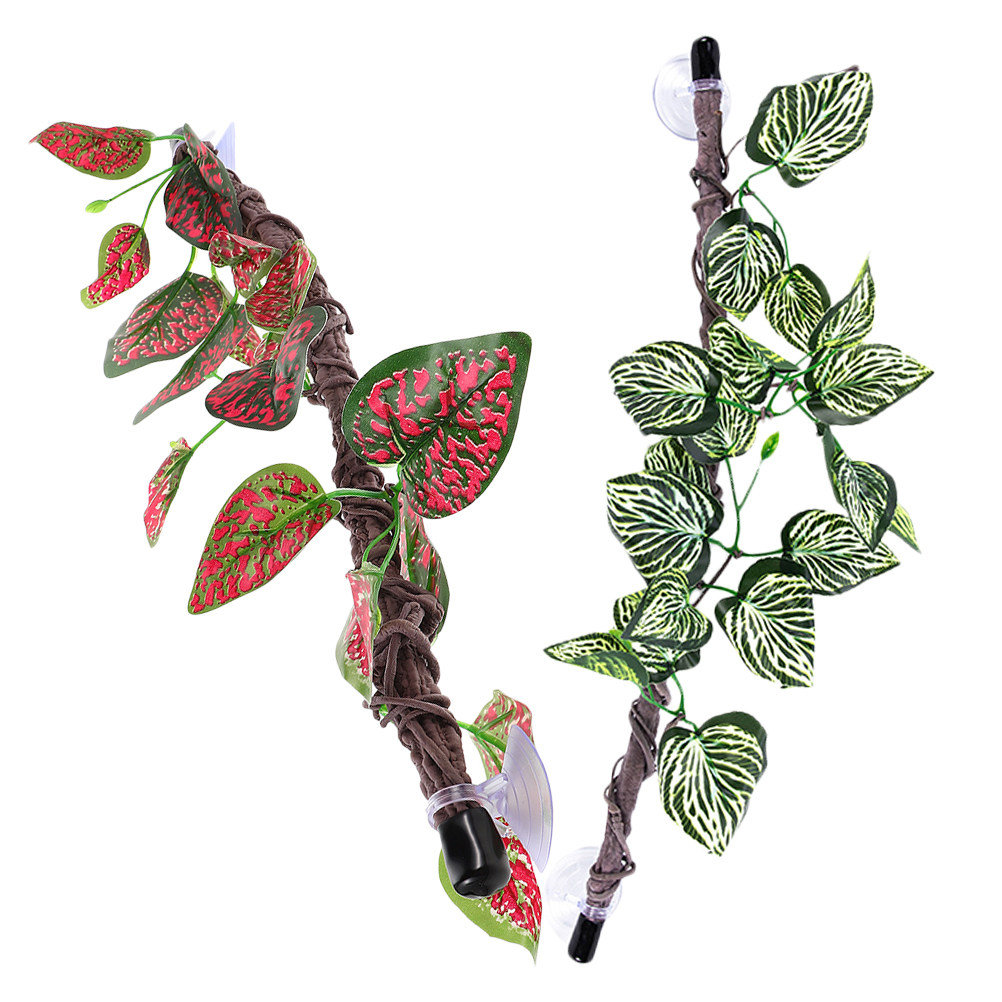 Spider Plant Hanging - 2Pcs Flexible Artificial Hanging Vines Reptile