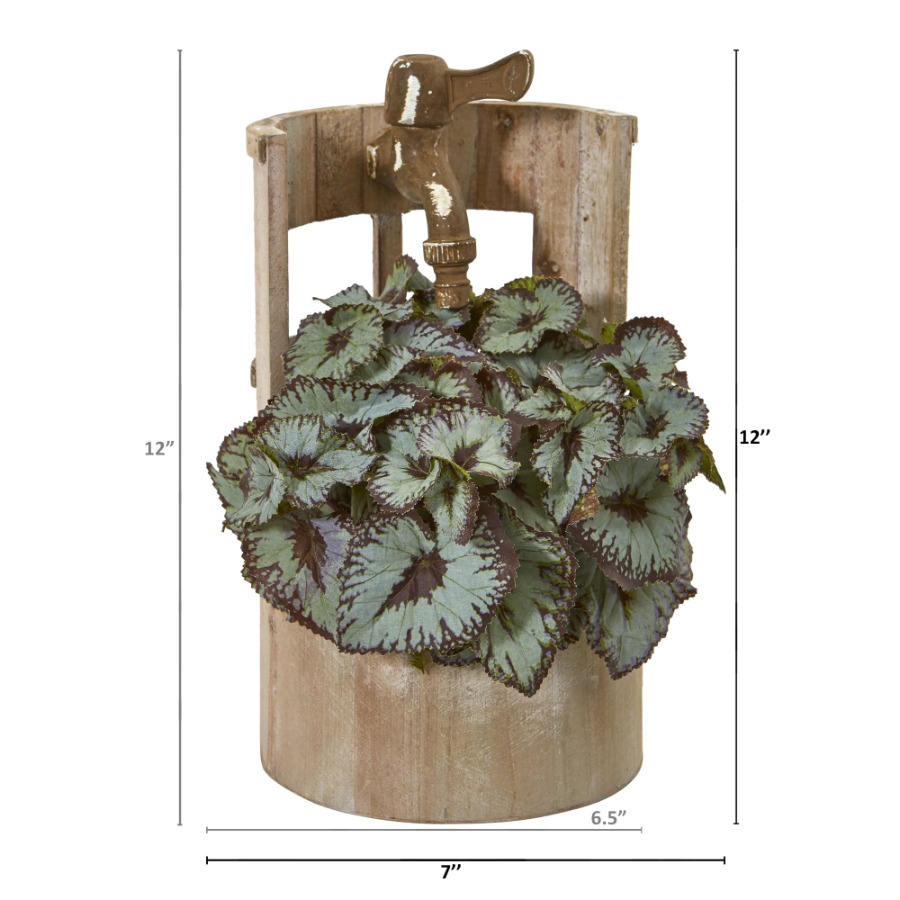 12in. Rex Begonia Artificial P - Begonia Rex recensie en prijs