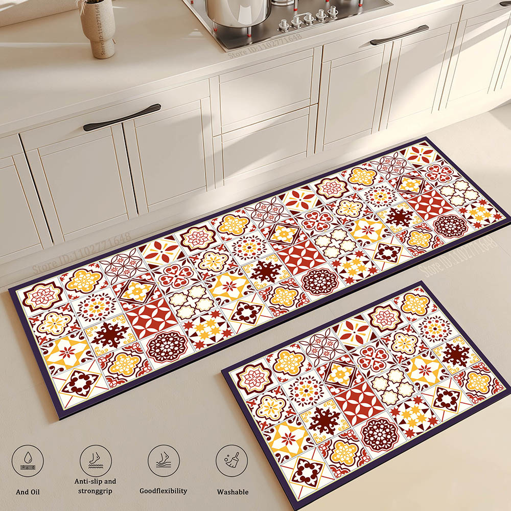 Flower Long Large Kitchen Mat  - Maranta Prayer Plant recensie en prijs