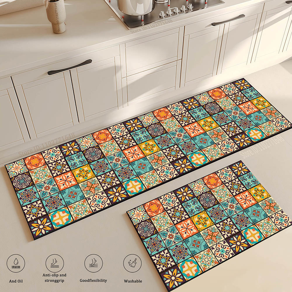 Flower Long Large Kitchen Mat  - Maranta Prayer Plant recensie en prijs
