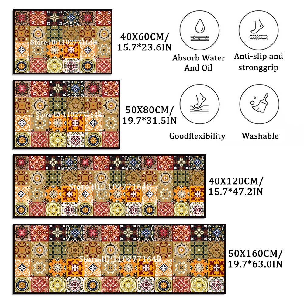 Flower Long Large Kitchen Mat  - Maranta Prayer Plant recensie en prijs