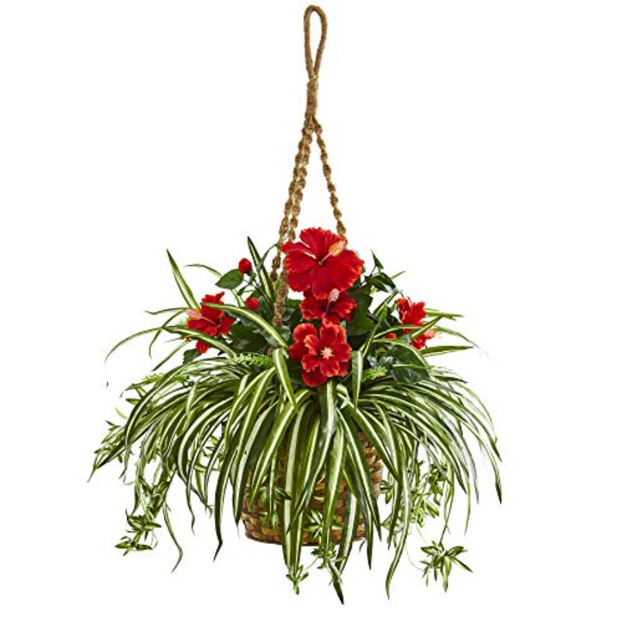 Hanging basket artificial plan - Spider Plant Hanging recensie en prijs