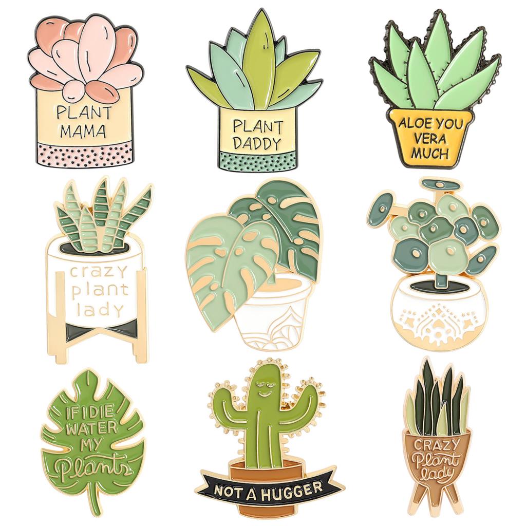 Potted Plant Brooch Monstera A - Aloe Vera Pot recensie en prijs