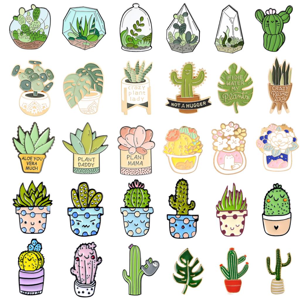 Potted Plant Brooch Monstera A - Aloe Vera Pot recensie en prijs