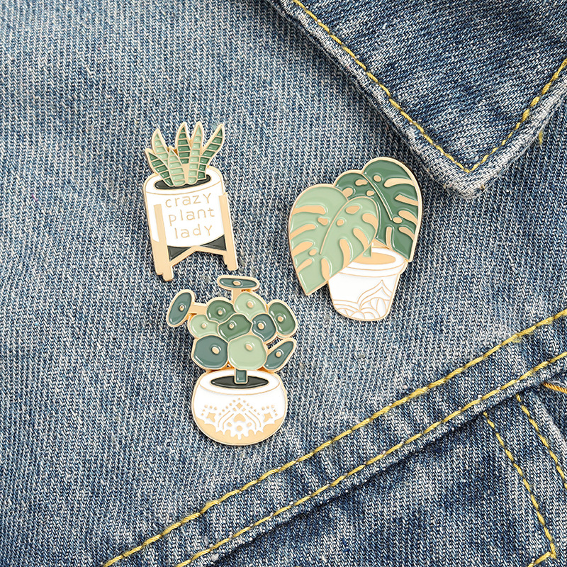 Potted Plant Brooch Monstera A - Aloe Vera Pot recensie en prijs