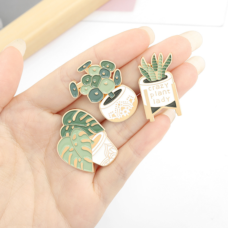 Potted Plant Brooch Monstera A - Aloe Vera Pot recensie en prijs