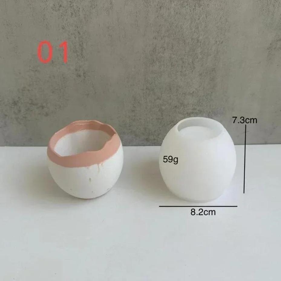 Plaster Handmade Mold Egg-shap - Echeveria Succulent recensie en prijs