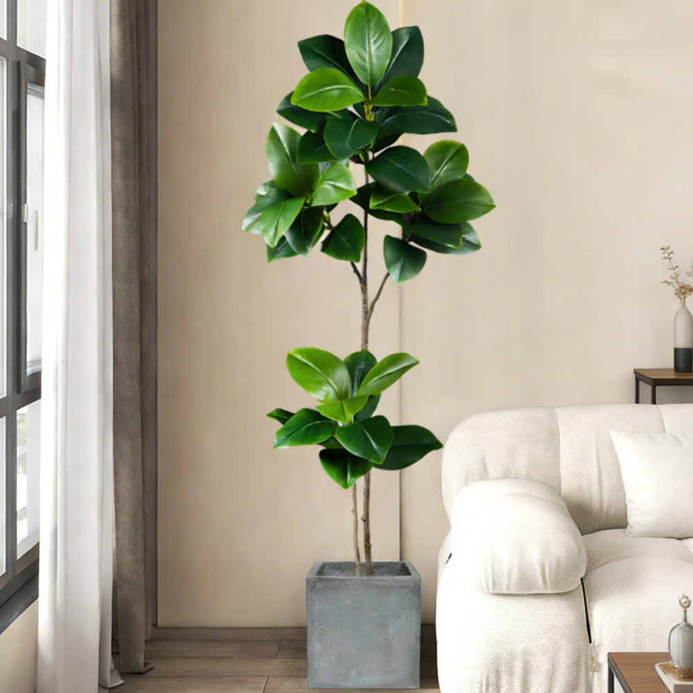 74-140cm Artificial Rubber Tre - Ficus Lyrata Tree recensie en prijs