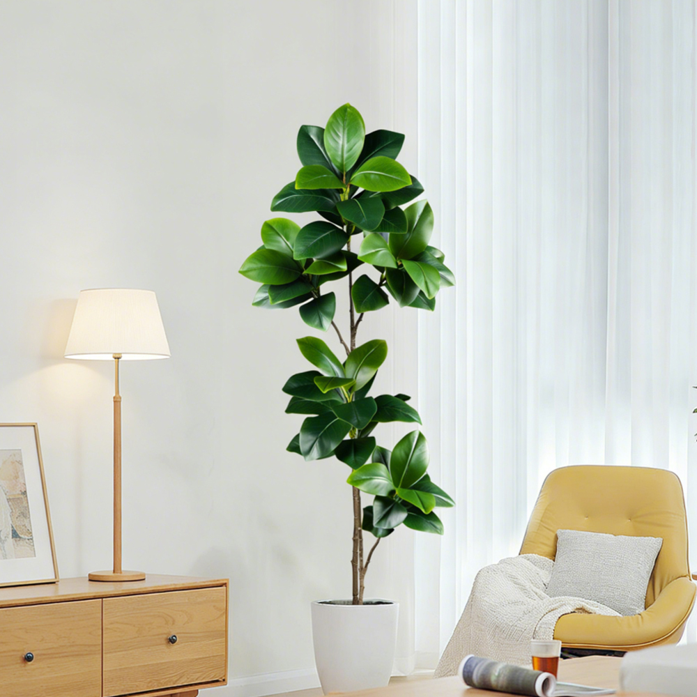 74-140cm Artificial Rubber Tre - Ficus Lyrata Tree recensie en prijs