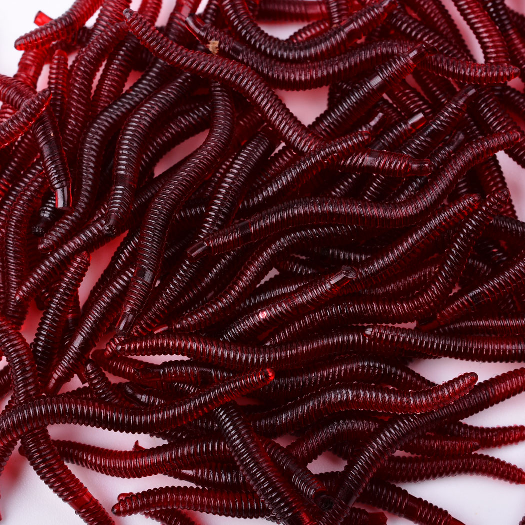 50pcs Lifelike Red Worm Soft L - Aglaonema Red recensie en prijs