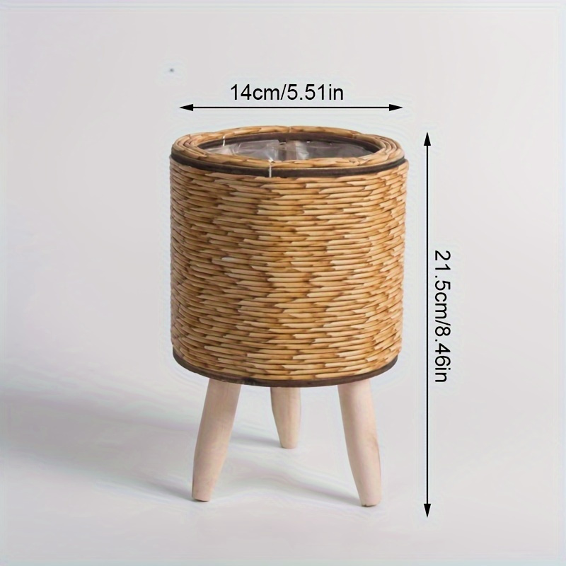 Charming Rustic Rattan Planter - Pilea Peperomioides recensie en prijs