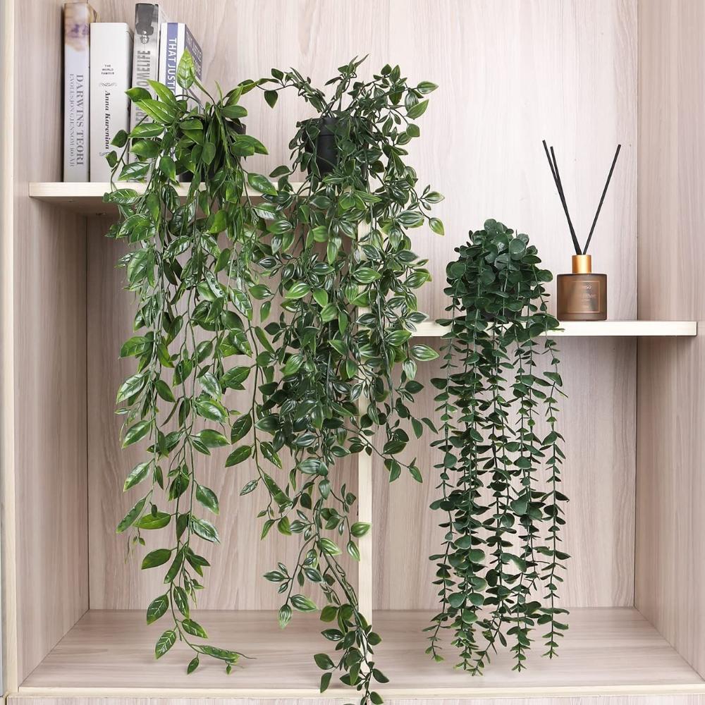 Artificial Hanging Plants with - Pilea Peperomioides recensie en prijs