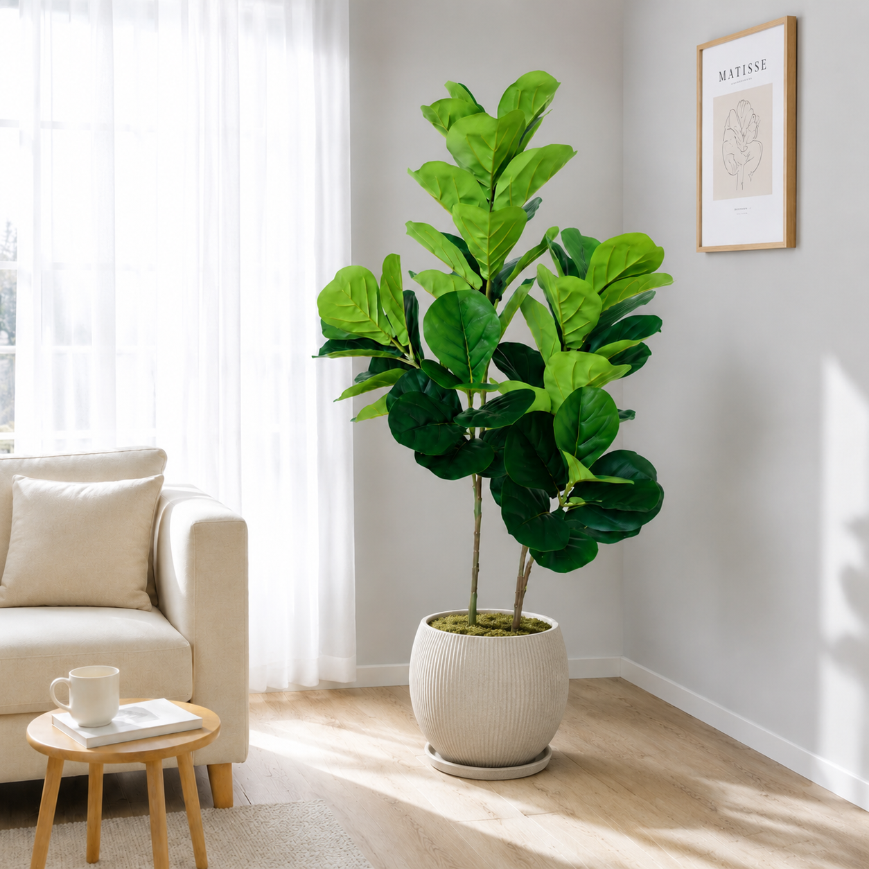 130cm/4.3ft Artificial Ficus L - Ficus Lyrata Tree recensie en prijs