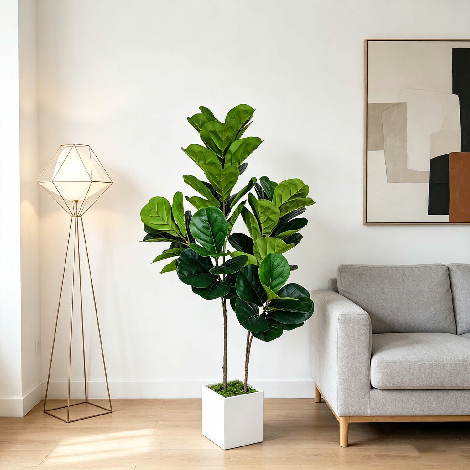 130cm/4.3ft Artificial Ficus L - Ficus Lyrata Tree recensie en prijs