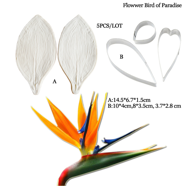 Large Gumpaste Strelitzia Bird - Bird Paradise Strelitzia recensie en prijs