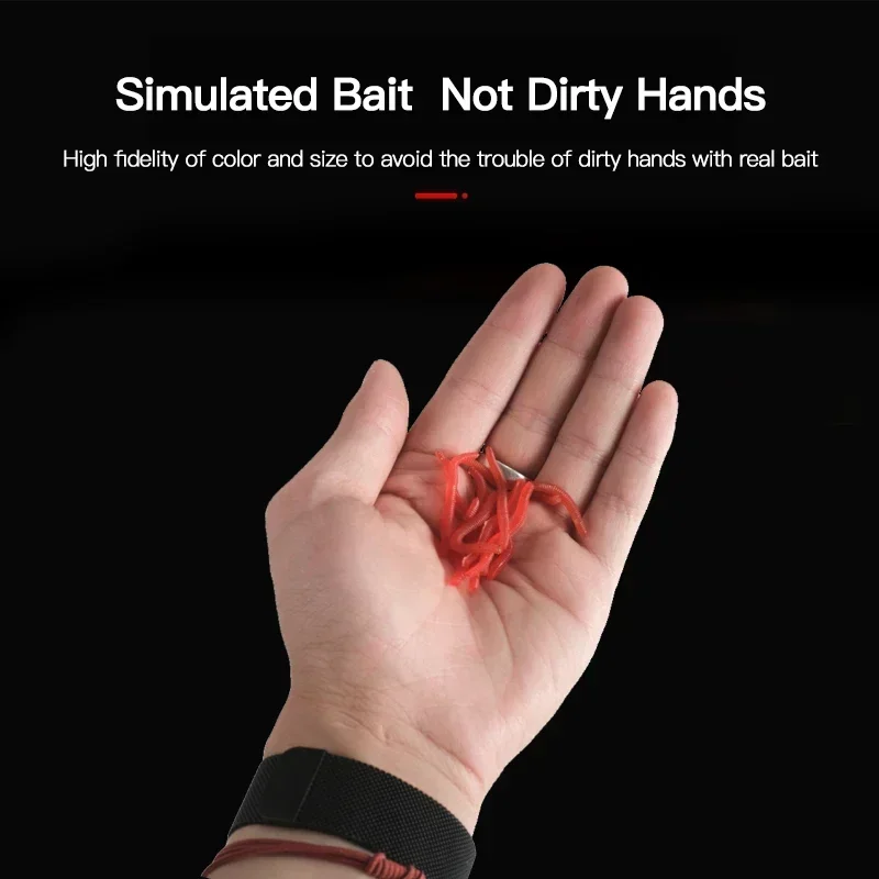 Lifelike Red Worm Soft Lure Ea - Aglaonema Red recensie en prijs