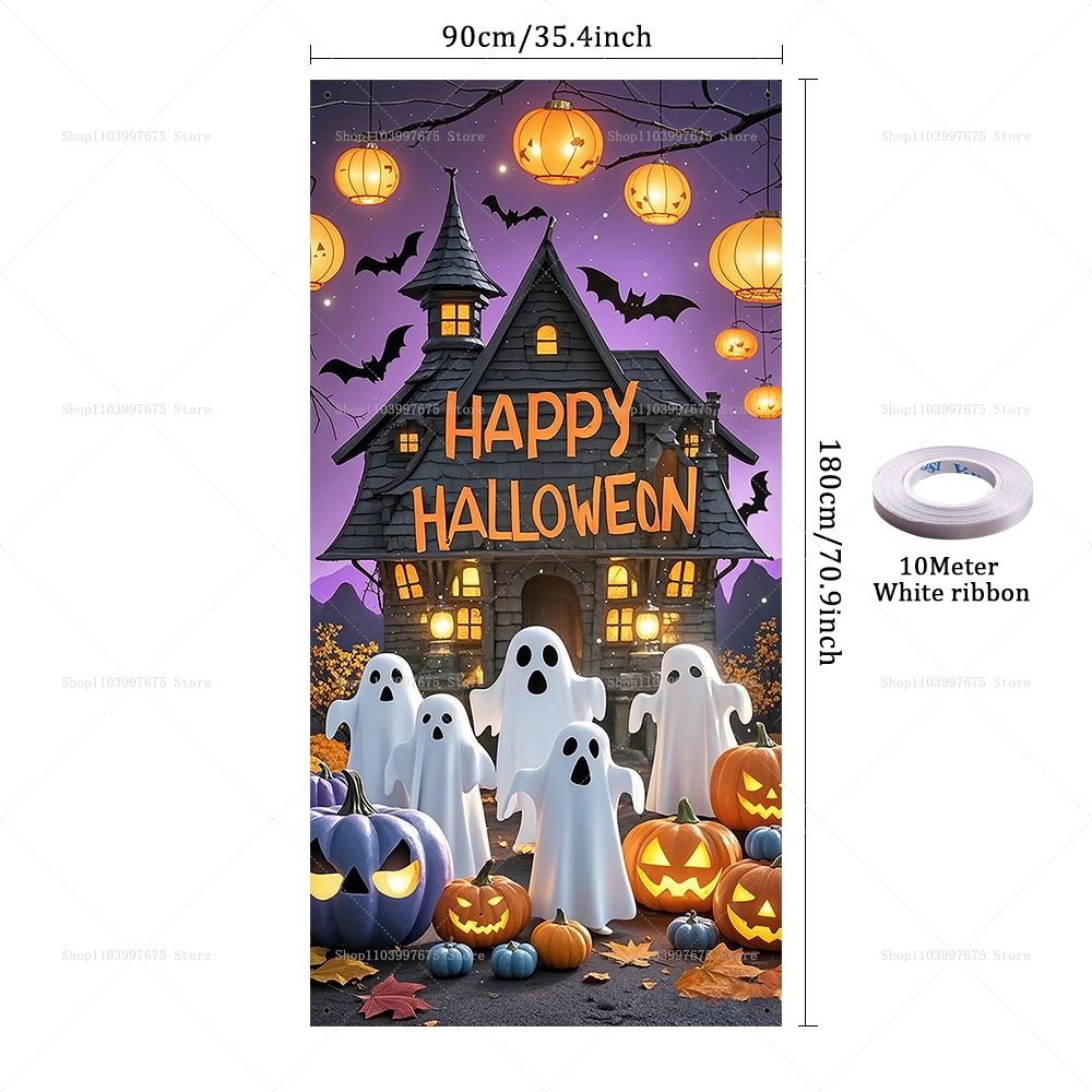 Happy Halloween Door Banner Ev - Spider Plant Hanging recensie en prijs
