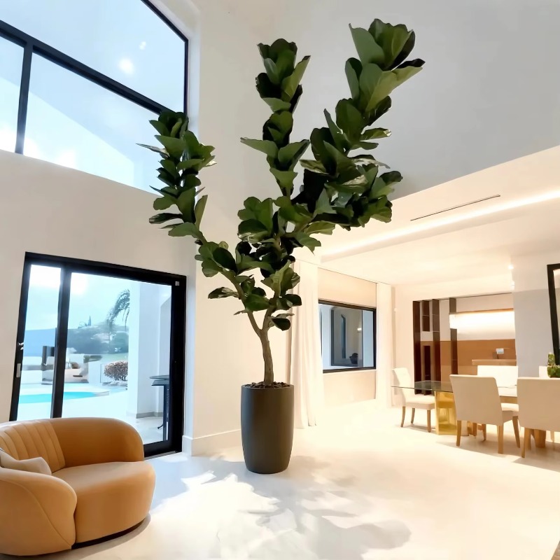 Artificial Plants Indoor Potte - Ficus Lyrata Tree recensie en prijs