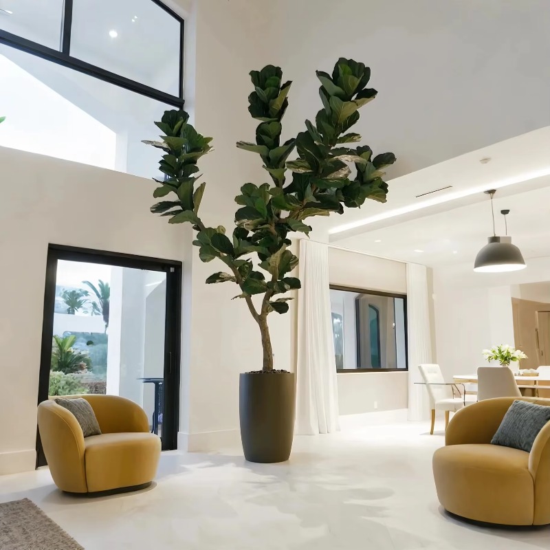 Artificial Plants Indoor Potte - Ficus Lyrata Tree recensie en prijs