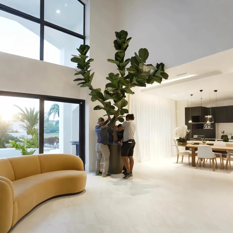 Artificial Plants Indoor Potte - Ficus Lyrata Tree recensie en prijs