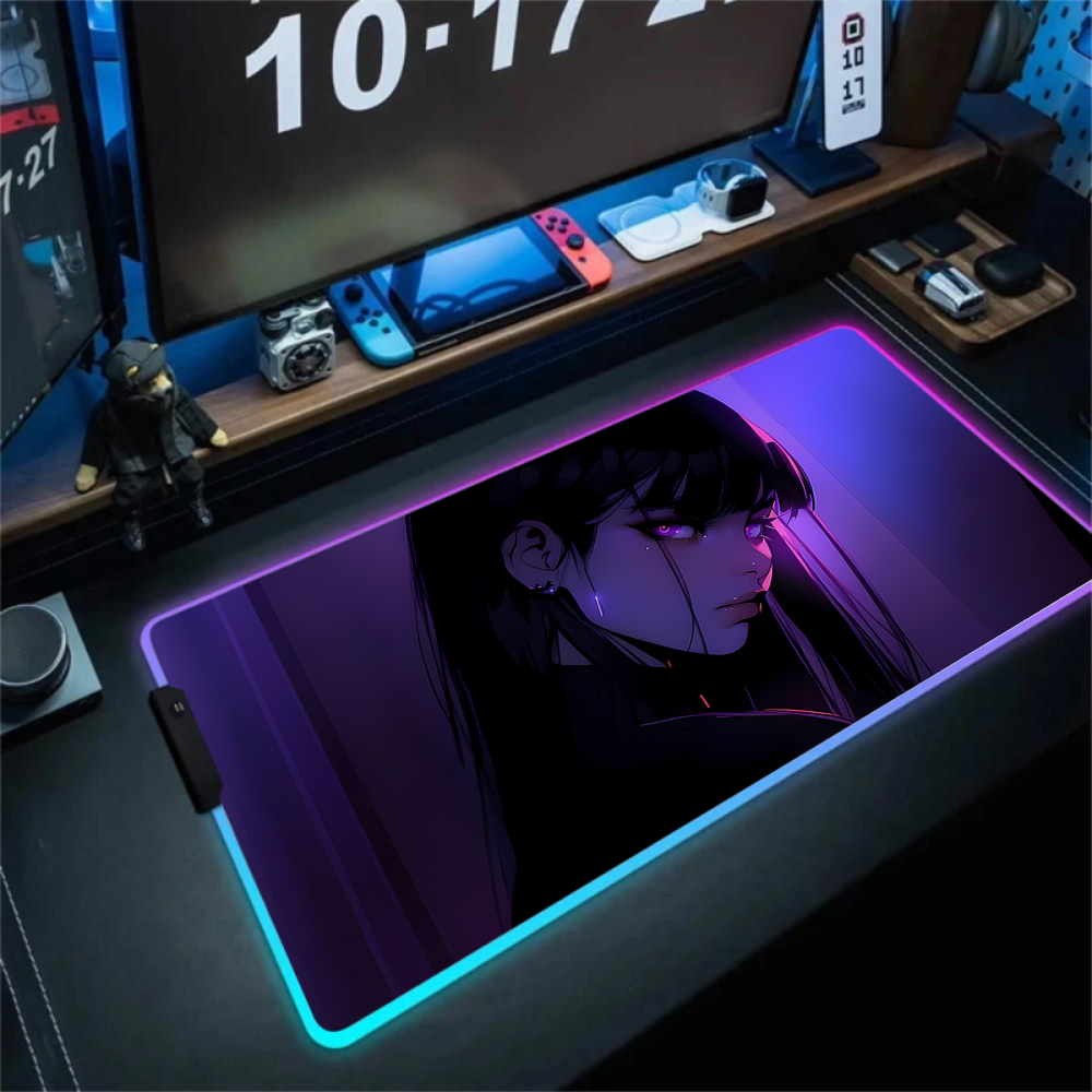 Anime Girl Mousepad Gaming Mou - Tradescantia Purple recensie en prijs