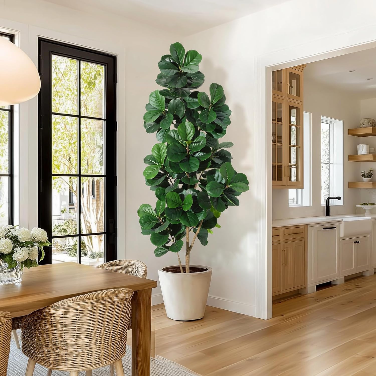 4-7 FT Fiddle Leaf Fig Tree Ar - Ficus Lyrata Tree recensie en prijs