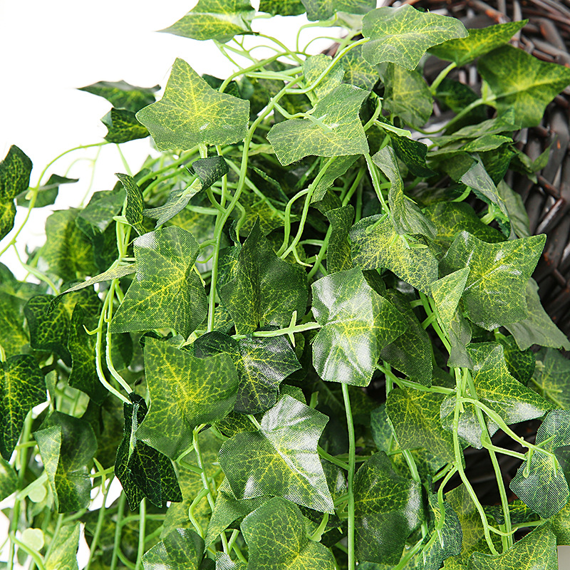 Artificial Basket Rattan Hangi - Pilea Peperomioides recensie en prijs