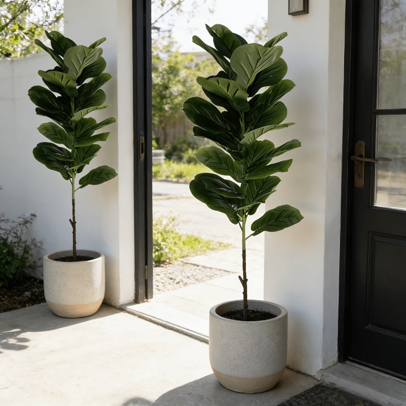 1Pc 100cm Artificial Ficus Lyr - Ficus Lyrata Tree recensie en prijs