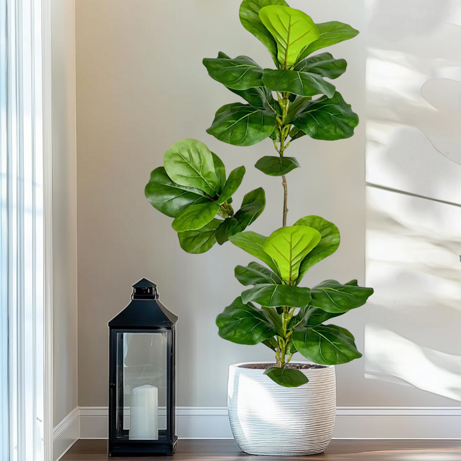 76-135cm Artificial Ficus Tree - Ficus Lyrata Tree recensie en prijs