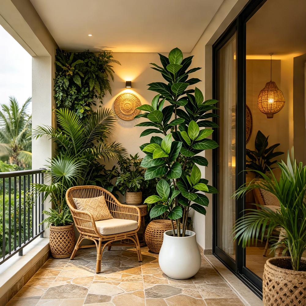 70-130cm Large Artificial Bany - Ficus Lyrata Tree recensie en prijs