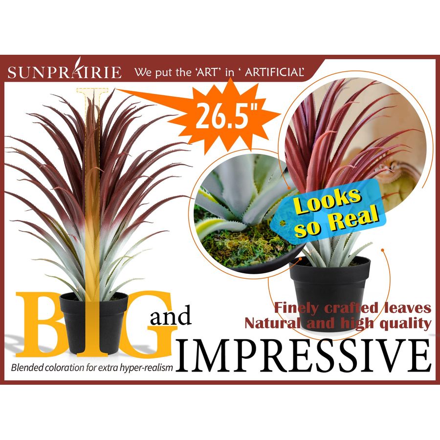 Hyper Realistic Big Red Artifi - Aloe Vera Pot recensie en prijs