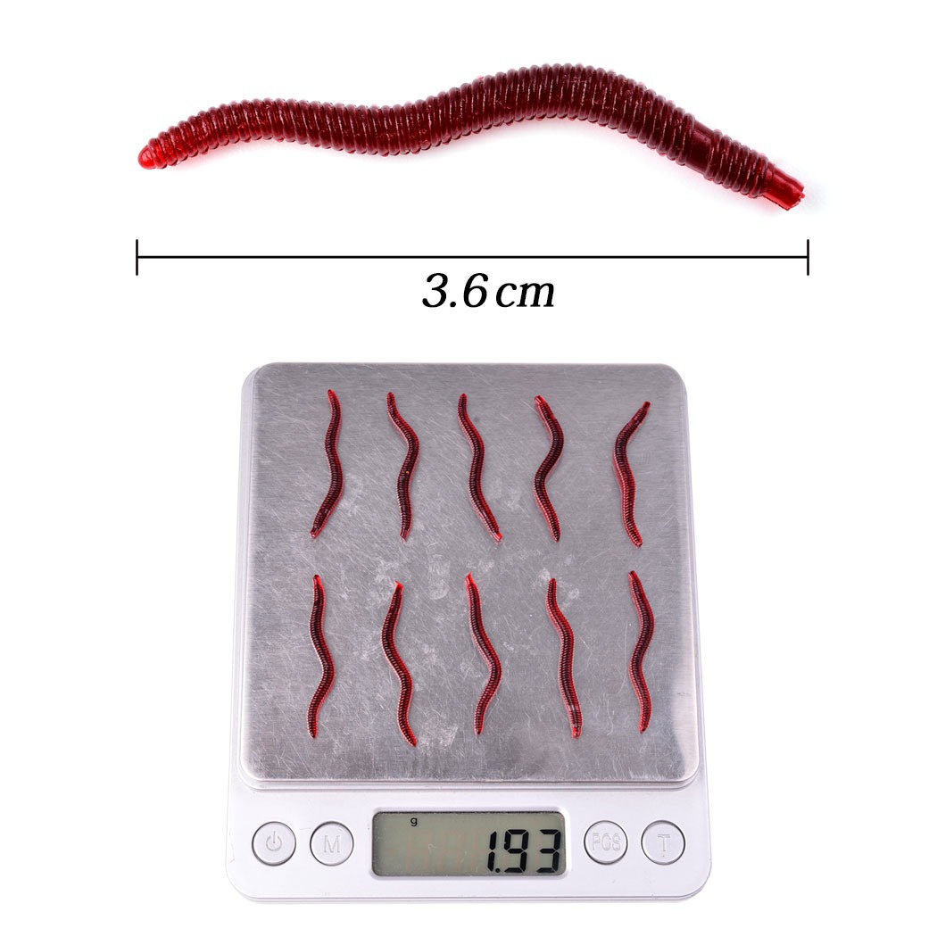 50Pcs Fishing Lures Lifelike F - Aglaonema Red recensie en prijs