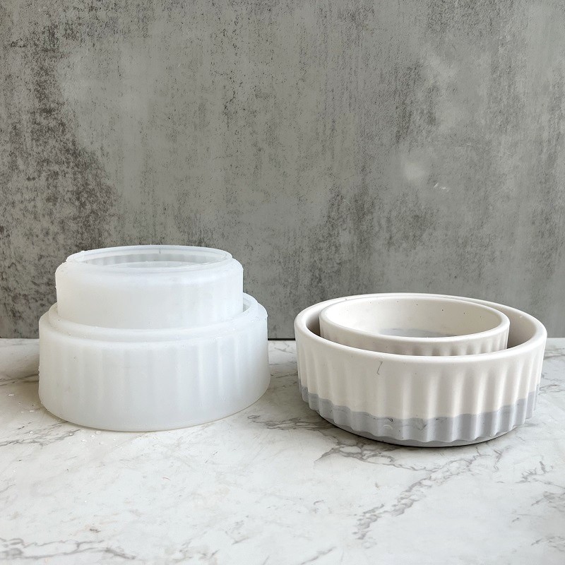 Stripe Flowerpot Silicone Mold - Echeveria Succulent recensie en prijs