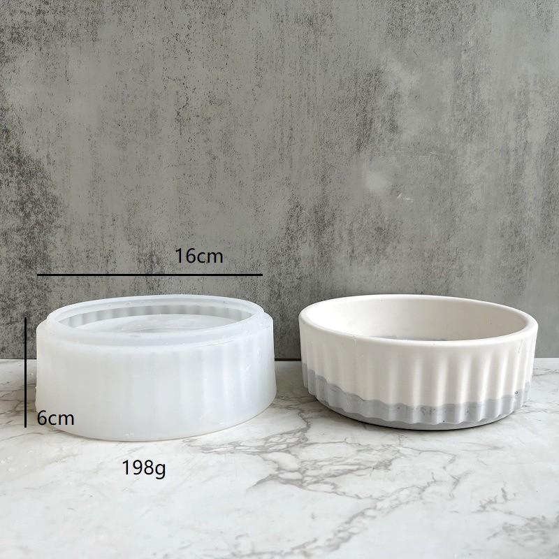 Stripe Flowerpot Silicone Mold - Echeveria Succulent recensie en prijs