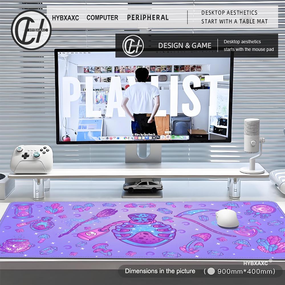 Cute Kawaii Goth Mouse pad XL  - Tradescantia Purple recensie en prijs