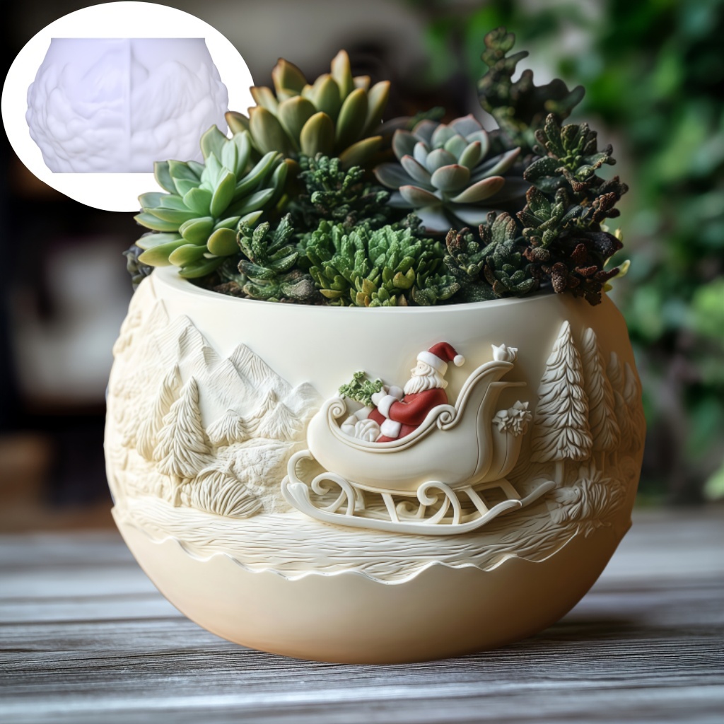 Cedar Sled Santa Claus Relief  - Echeveria Succulent recensie en prijs