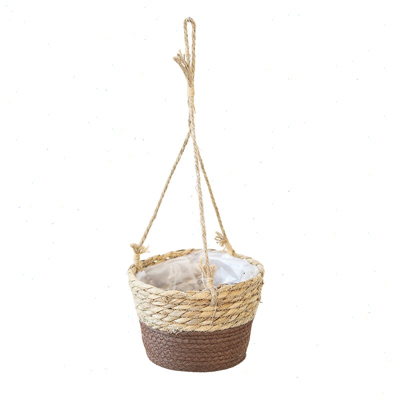 Straw Hanging Basket Flower Po - Spider Plant Hanging recensie en prijs