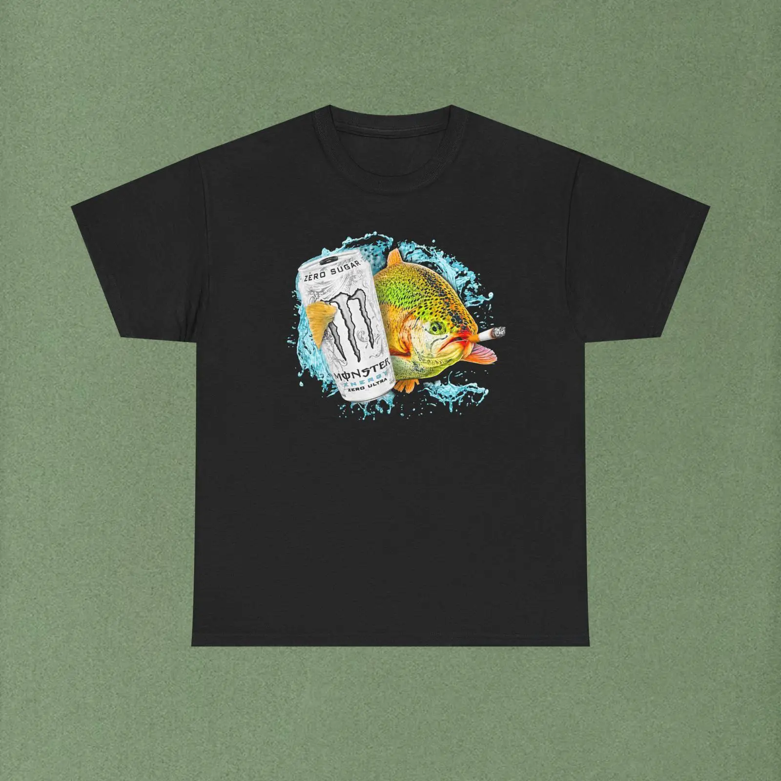 White Monster Fish T Shirt vin - Monstera Adansonii recensie en prijs