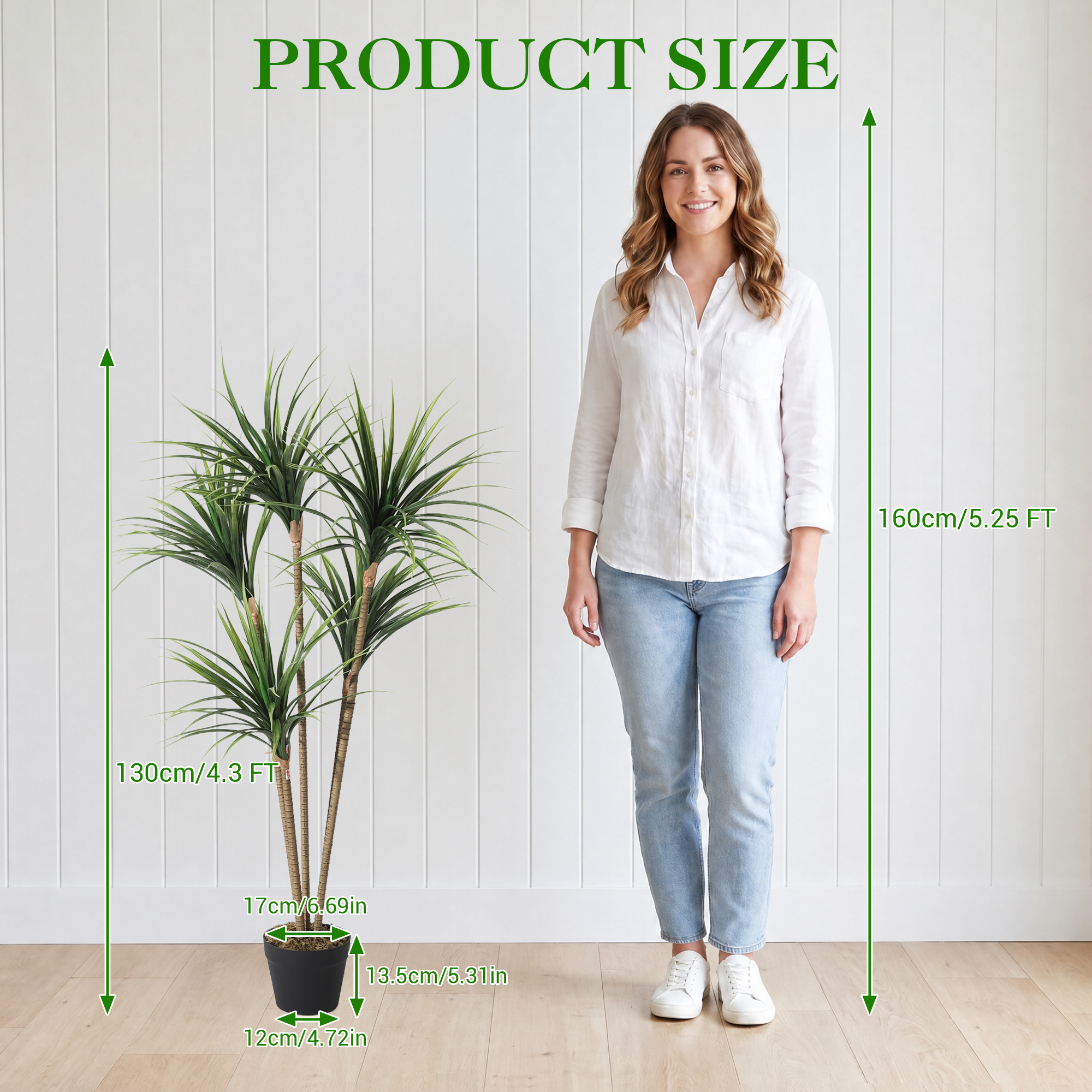 5FT 6FT Artificial Dracaena Ma - Dracaena Marginata recensie en prijs