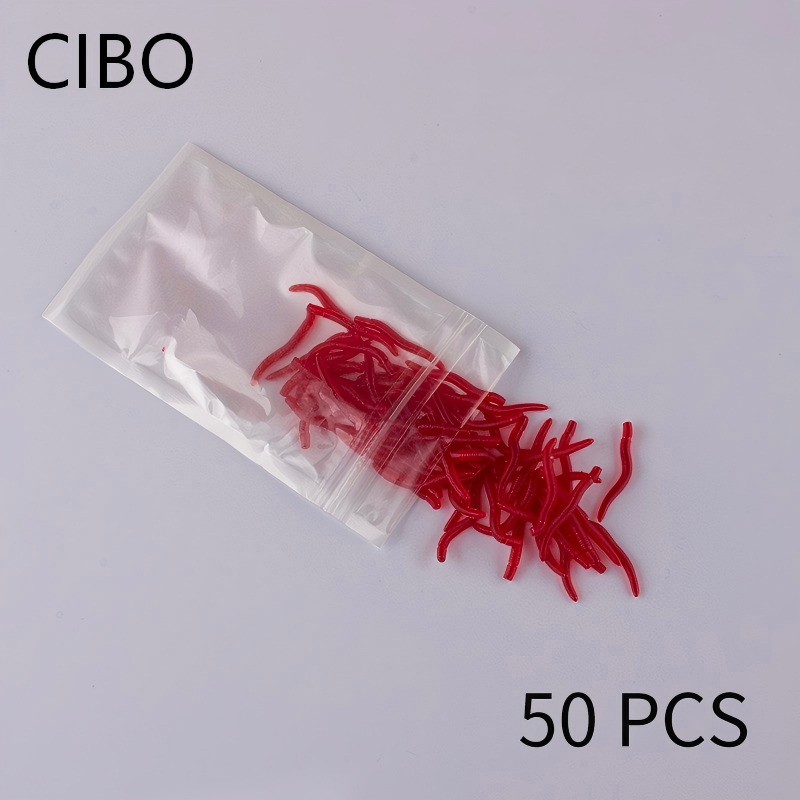 CIBO 50pcs-Artificial Red Worm - Aglaonema Red recensie en prijs
