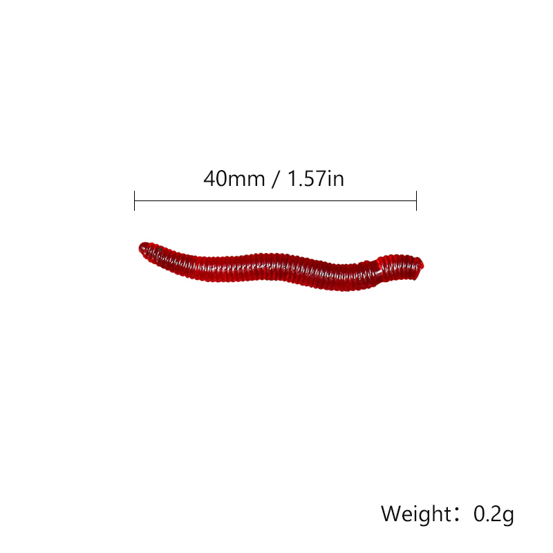 CIBO 50pcs-Artificial Red Worm - Aglaonema Red recensie en prijs