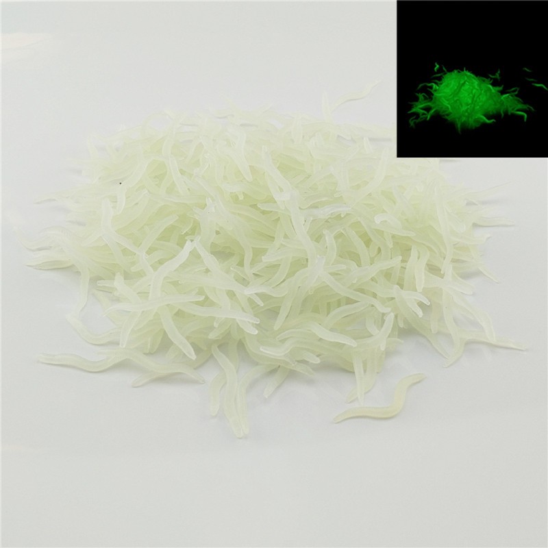 60pcs 4cm Fishing Silicone Lum - Aglaonema Red recensie en prijs