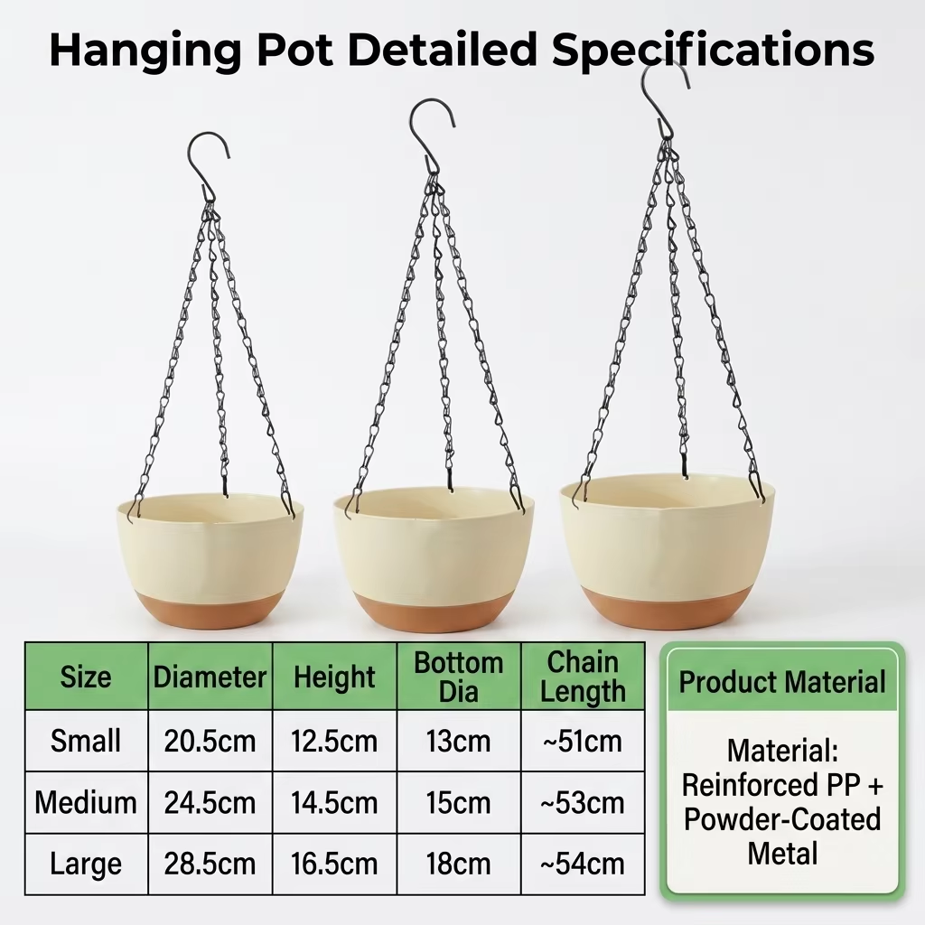 Modern Everyday Dual-Color Han - Spider Plant Hanging recensie en prijs