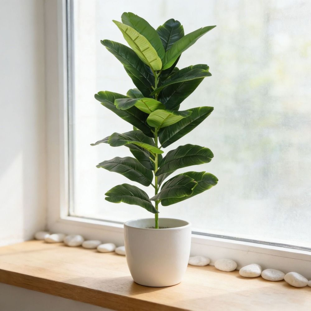 Green Plastic Artificial Ficus - Ficus Lyrata Tree recensie en prijs