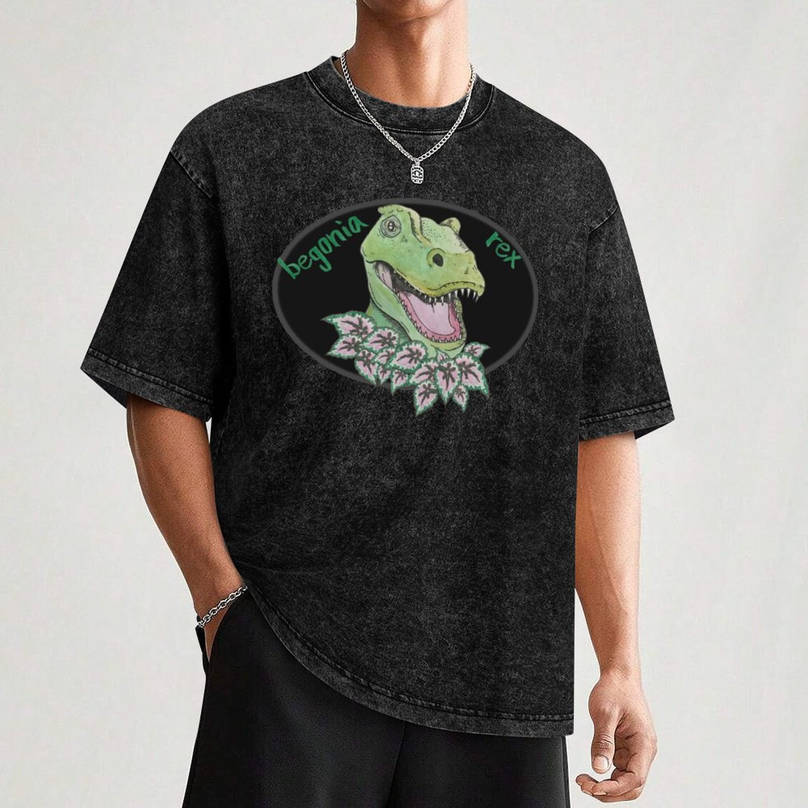 T rex begonia T-Shirt Big and  - Begonia Rex recensie en prijs