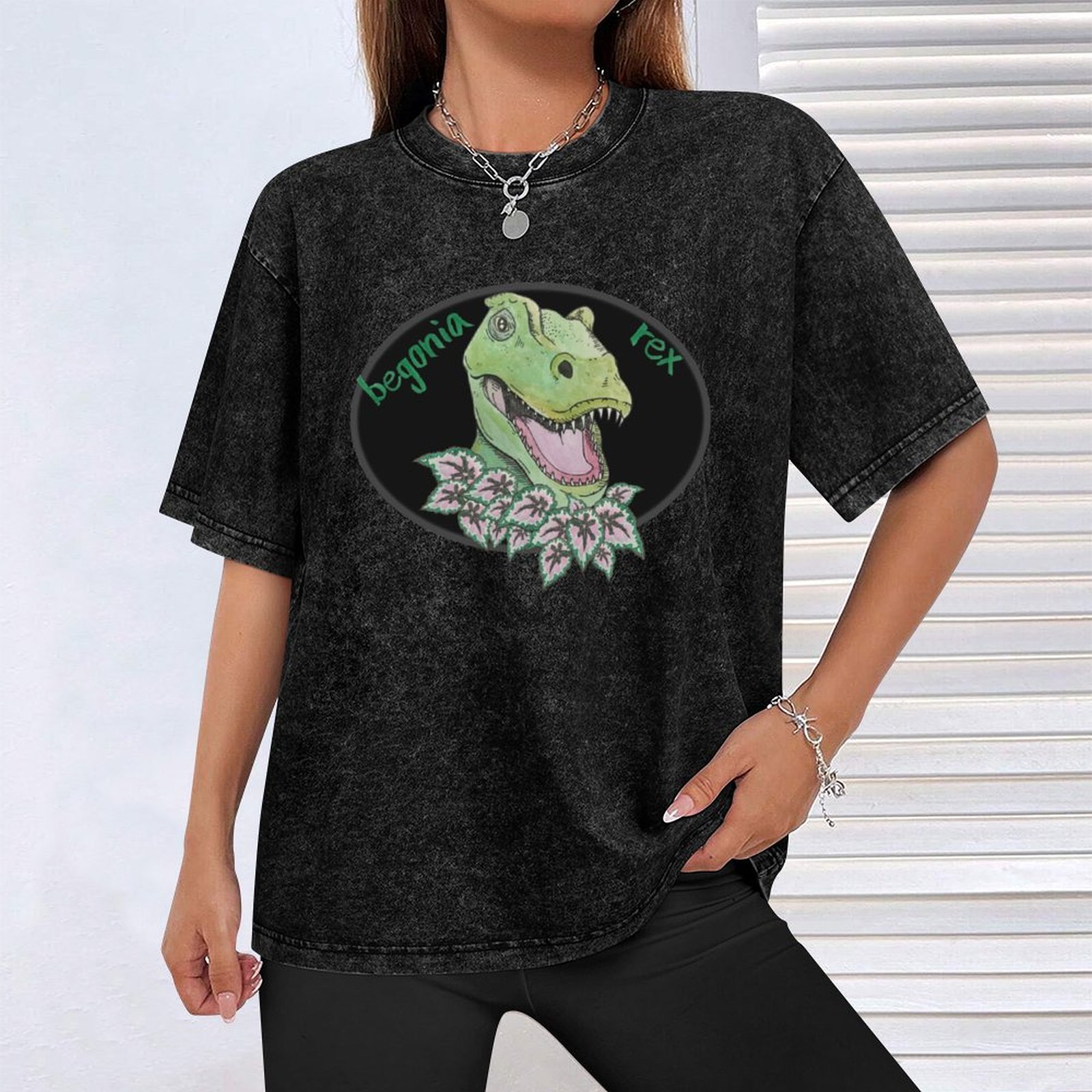 T rex begonia T-Shirt Big and  - Begonia Rex recensie en prijs