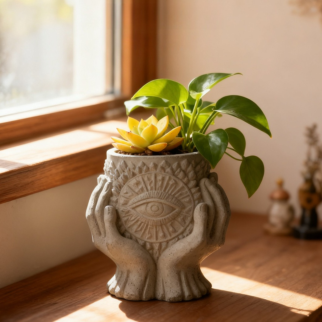 Guardian Eye Candle Cup Silico - Echeveria Succulent recensie en prijs