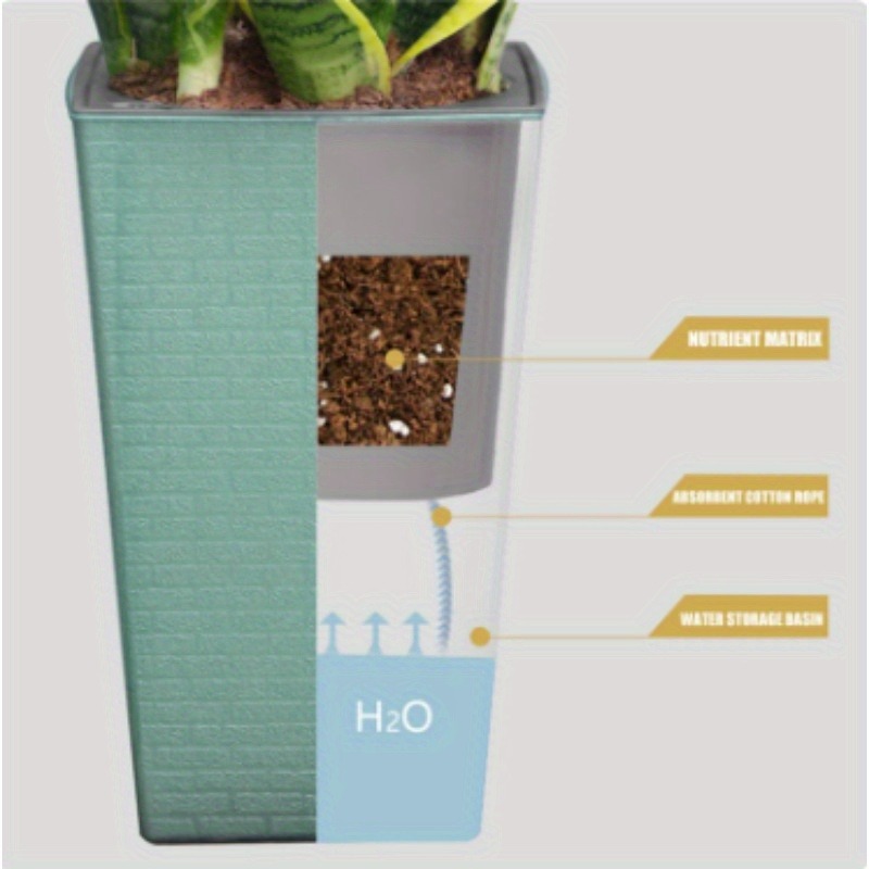 Plastic Brick Pattern Flowerpo - Pilea Peperomioides recensie en prijs