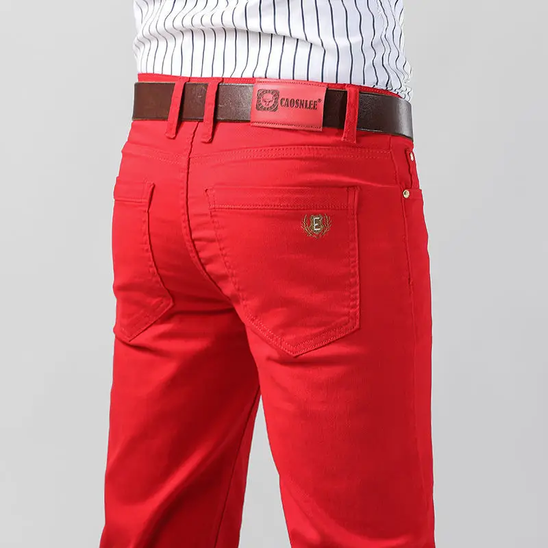 5 Colors Men's Colorful Denim  - Aglaonema Red recensie en prijs